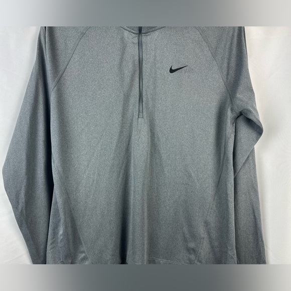 Nike Ready Men's Dri-FIT 1/4-Zip Fitness Top. Size Large. Gray. - Picture 3 of 11